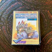 Commodore 64 Army Moves 1987 cassetta custodia