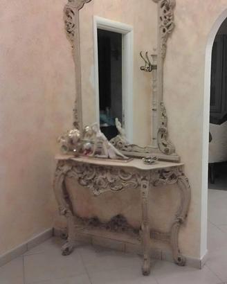 Consolle con specchiera stile barocco – Arredo ing