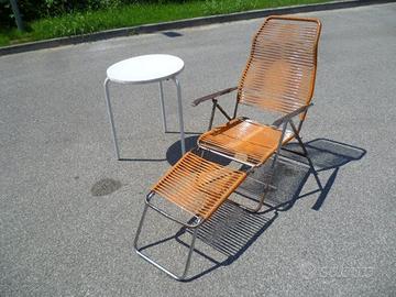 Sdraio con tavolino "Vintage"