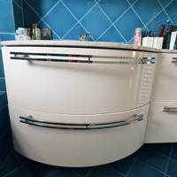 mobile bagno con specchio contenitore