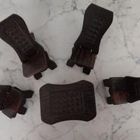 Set sedie e tavolo in legno vintage