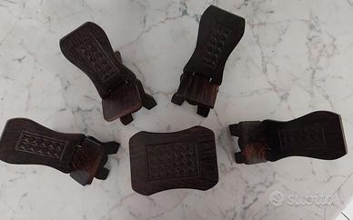 Set sedie e tavolo in legno vintage