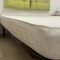 STRUTTURA LETTO MATRIMONIALE E MATERASSO