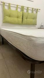 STRUTTURA LETTO MATRIMONIALE E MATERASSO