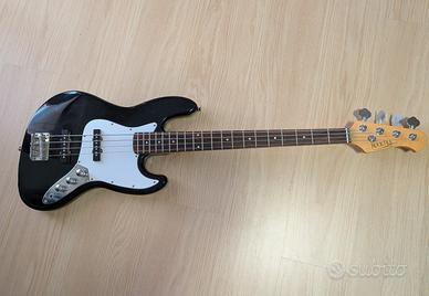 Basso elettrico Rocktile Fatboy BK E-Bass Black,
