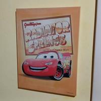 Quadro Cars Saetta Mcqueen Disney Pixar