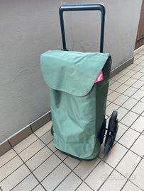 Carrello porta spese con ruote