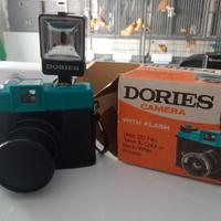 Vintage DORIES 120 Film Camera w/Flash Unit in Box