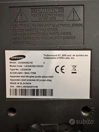 Tv Per pezzi di  ricambio Samsung