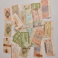 mini assegni anni '70 in lire