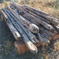 12 travi in ginepro - legno pregiato- da 3 a 4,5 m