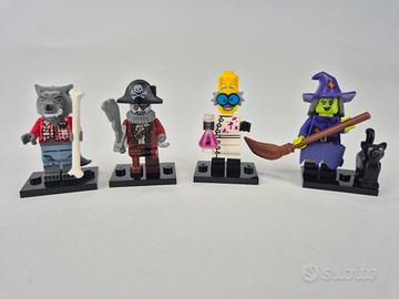 lego minifigures serie 14 completa set  16 pezzi