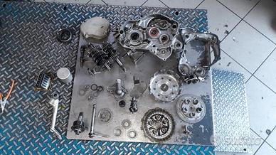 YZ 125 07 : campana carter albero cambio cilindro