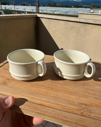 2 Tazze vintage Ceramica D’Arte Salerno