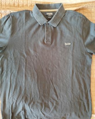 POLO WOOLRICH GRIGIA MANICHE CORTE 