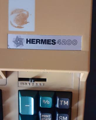 Calcolatrice vintage Hermes 4200 funzionante