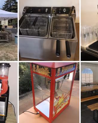 Noleggio attrezzature street food - eventi - sagre