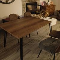 Tavolo 160x90 h76 allung.2mt