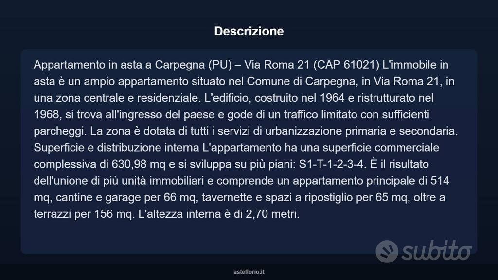 Appartamento – Carpegna, Ca' Vandi - Vista 5
