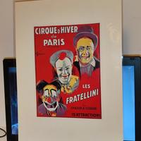 Poster pubblicitario riproduzione cirque d hiver c