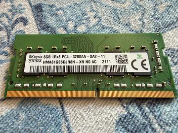 SK Hynix RAM DDR4 So-Dimm 16Gb (2x8GB) 3200MHz