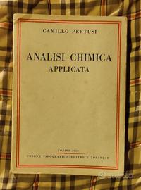 Camillo Pertusi - Analisi chimico applicata