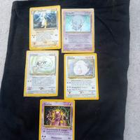 Pokemon carte prima edizione