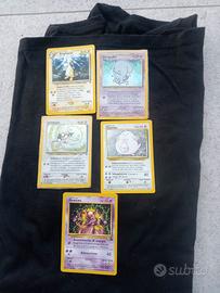Pokemon carte prima edizione