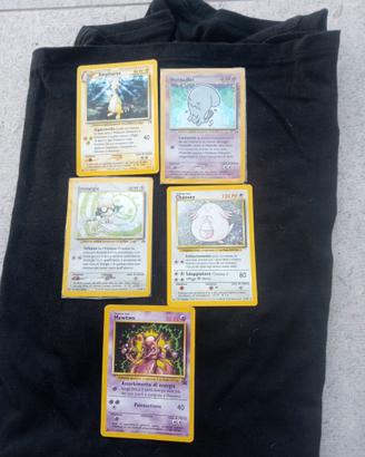 Pokemon carte prima edizione