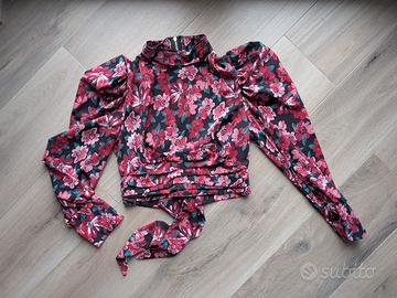 Camicetta/top elegante floreale Candida 