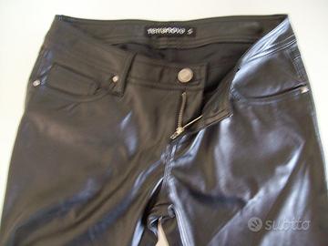 Pantaloni donna tipo pelle Terranova mis S Nuovi