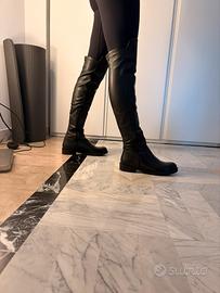 Stivali neri Vera PELLE sopra il ginocchio