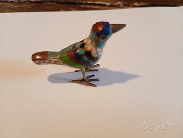 piccola statua di smalto cloisonné, 