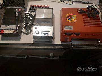 Vintage Audio:Magnetofoni Castelli+Sanyo+Wilco Cor