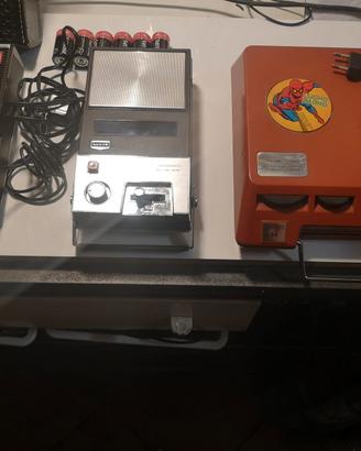 Vintage Audio:Magnetofoni Castelli+Sanyo+Wilco Cor