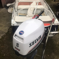 Barca alluminio Canadian +Selva 8cv 4 t