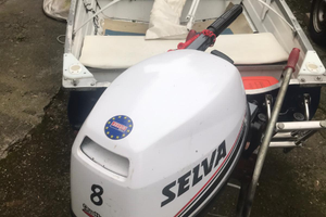 Barca alluminio Canadian +Selva 8cv 4 t