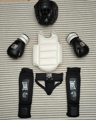Set completo arti marziali / boxe bambino