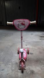 Monopattino hello kitty 3 ruote per bambina