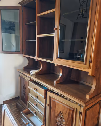 Mobile da Salotto in Legno massetto con ante 