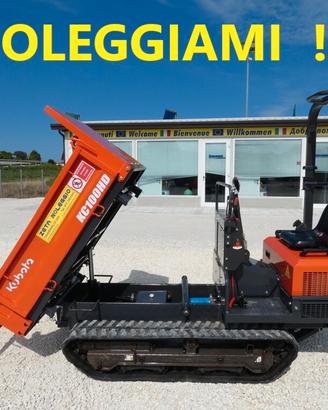 DUMPER KUBOTA KC 100 HD A NOLEGGIO
