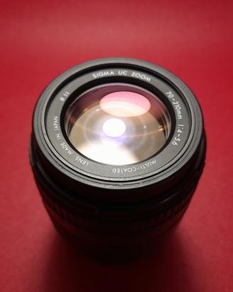 SIGMA UC Zoom 70-210mm 1:4-5.6 Multi-Coated 📷 ✅
