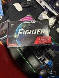 RX 6600 Amd Radeon PowerColor Fighter Nuova