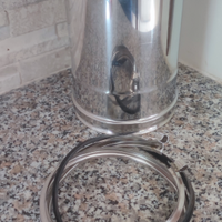 Canna fumaria tubo acciaio 25Cm con dm 130