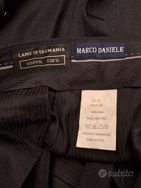 Giacca e pantalone rigo uomo taglia 54 lana