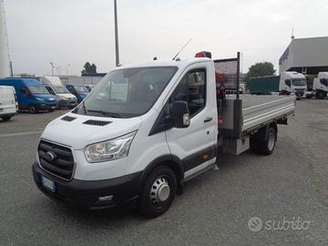 Ford transit cassone fisso e gru