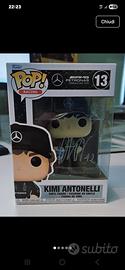 Funko pop Kimi Antonelli autografato a mano