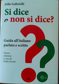 Si dice o non si dice?