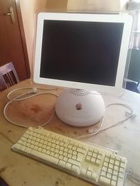 computer vintage, Apple iMac lampada + tastiera,  