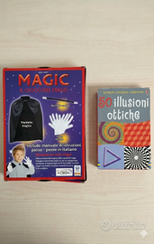 MAGIA carte illusioni ottiche+gioco travestimento